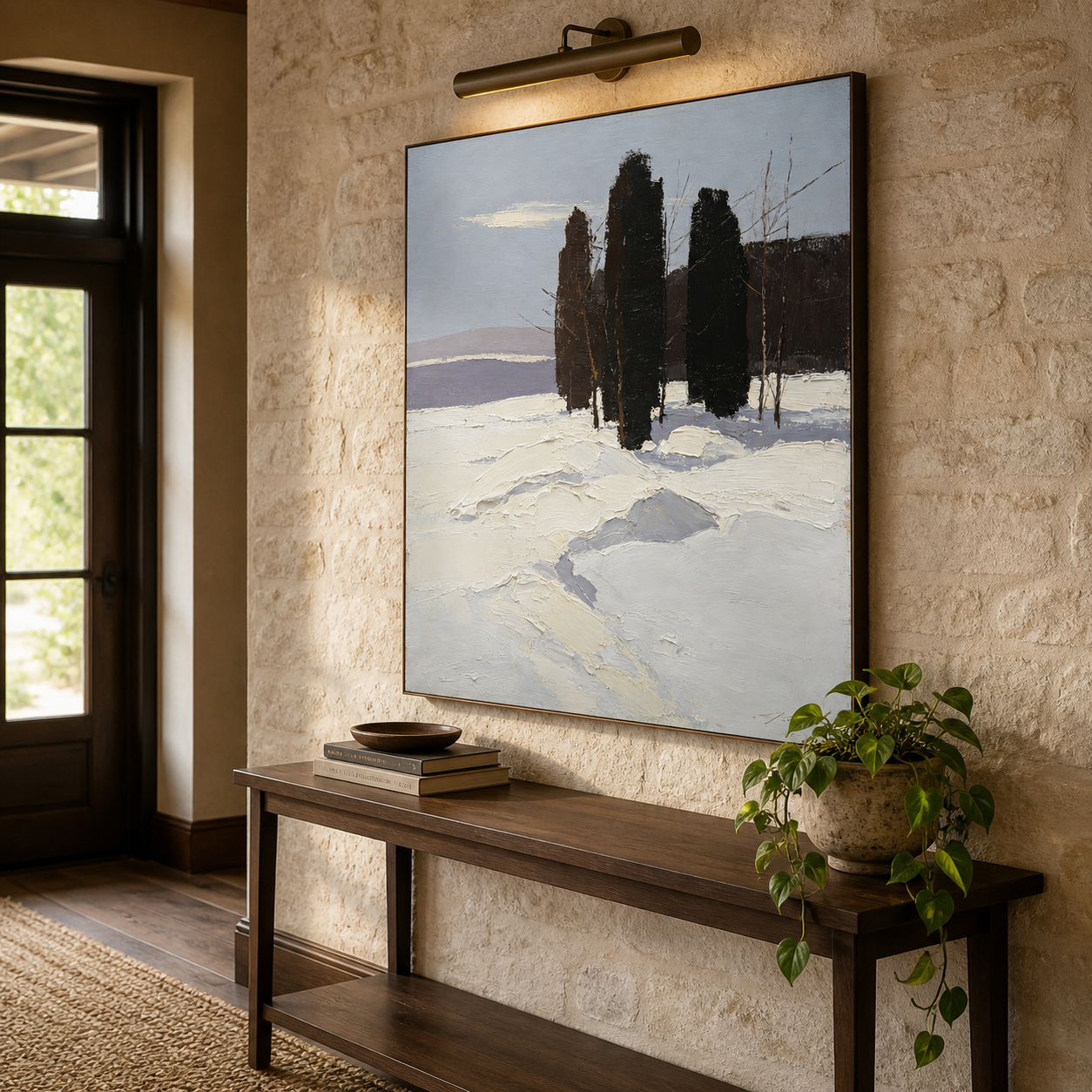 Winter Landscape Wall Art | Silent Grove