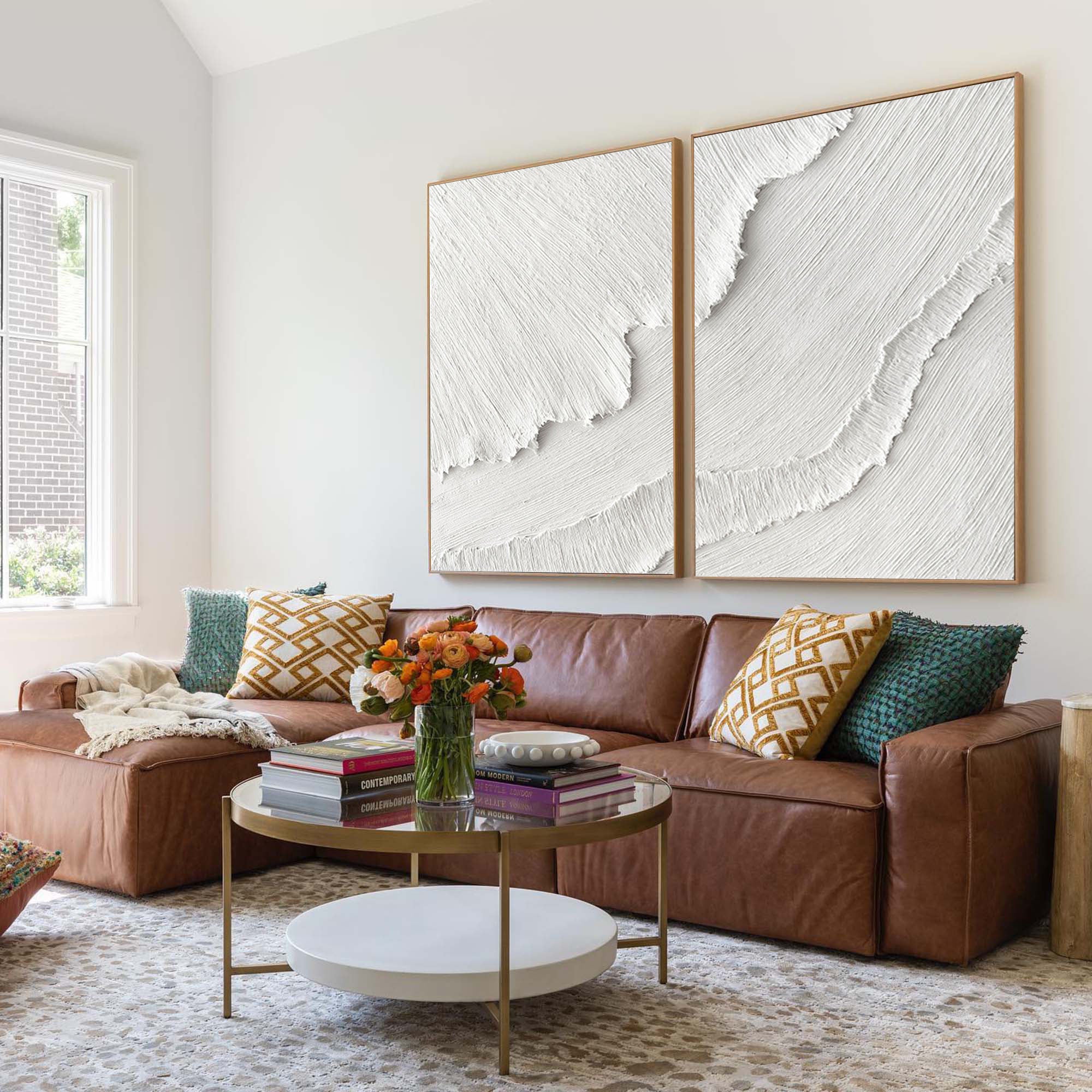 Set Of 2 Ocean & Sky Painting #GW009