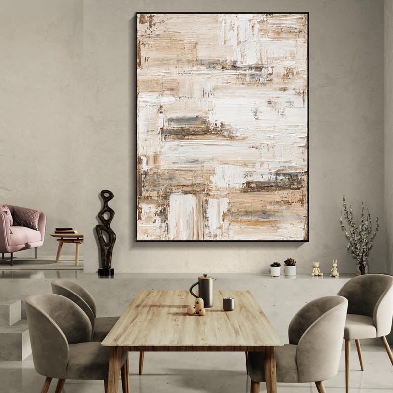 Built by Hand – Wabi-Sabi Textured Abstract Wall Art