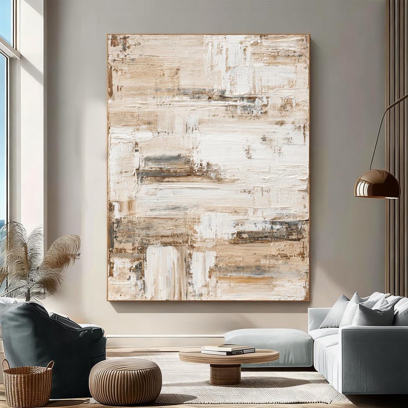 Built by Hand – Wabi-Sabi Textured Abstract Wall Art