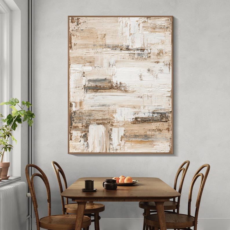 Built by Hand – Wabi-Sabi Textured Abstract Wall Art