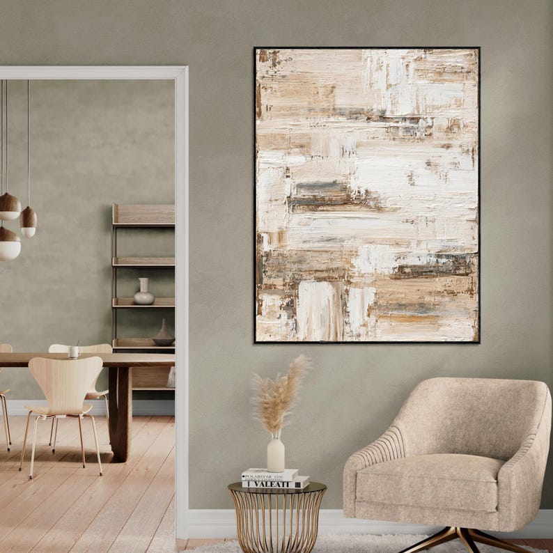 Built by Hand – Wabi-Sabi Textured Abstract Wall Art