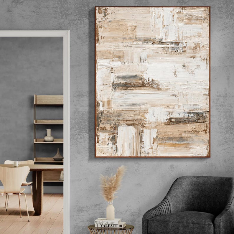Built by Hand – Wabi-Sabi Textured Abstract Wall Art