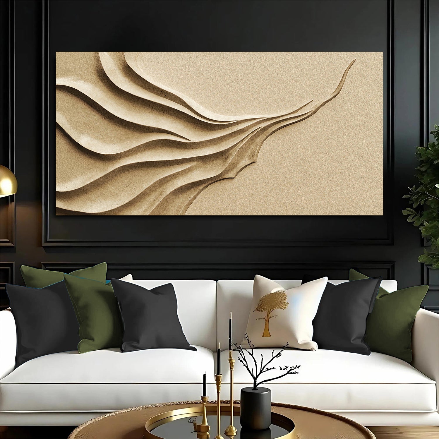 Quiet Drift – Wabi-Sabi Textured Abstract Wall Art
