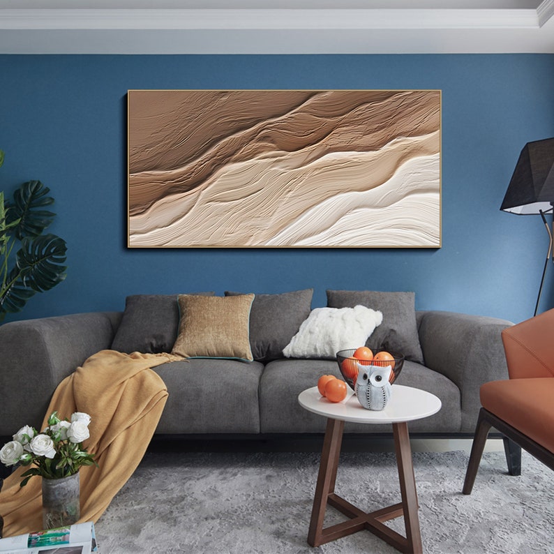 Tectonic Stillness – Wabi-Sabi Textured Abstract Wall Art