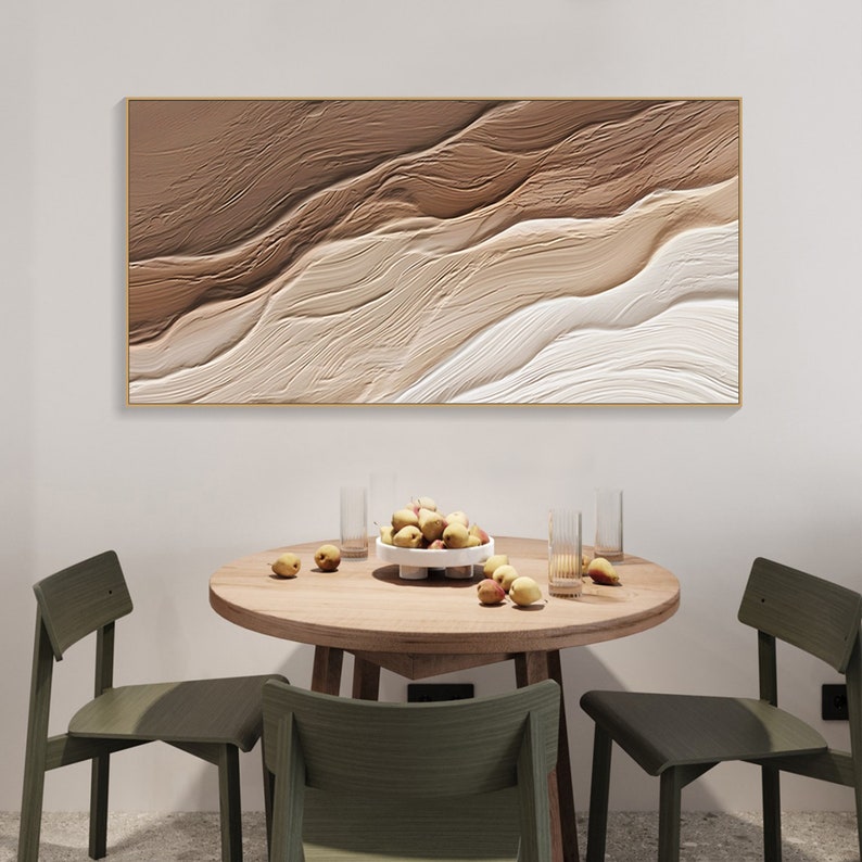 Tectonic Stillness – Wabi-Sabi Textured Abstract Wall Art