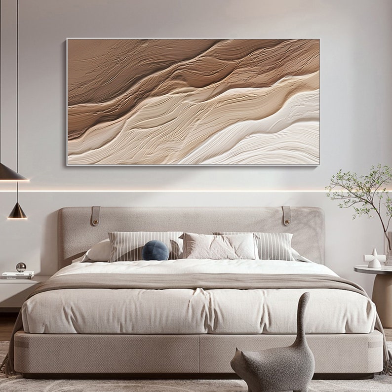 Tectonic Stillness – Wabi-Sabi Textured Abstract Wall Art