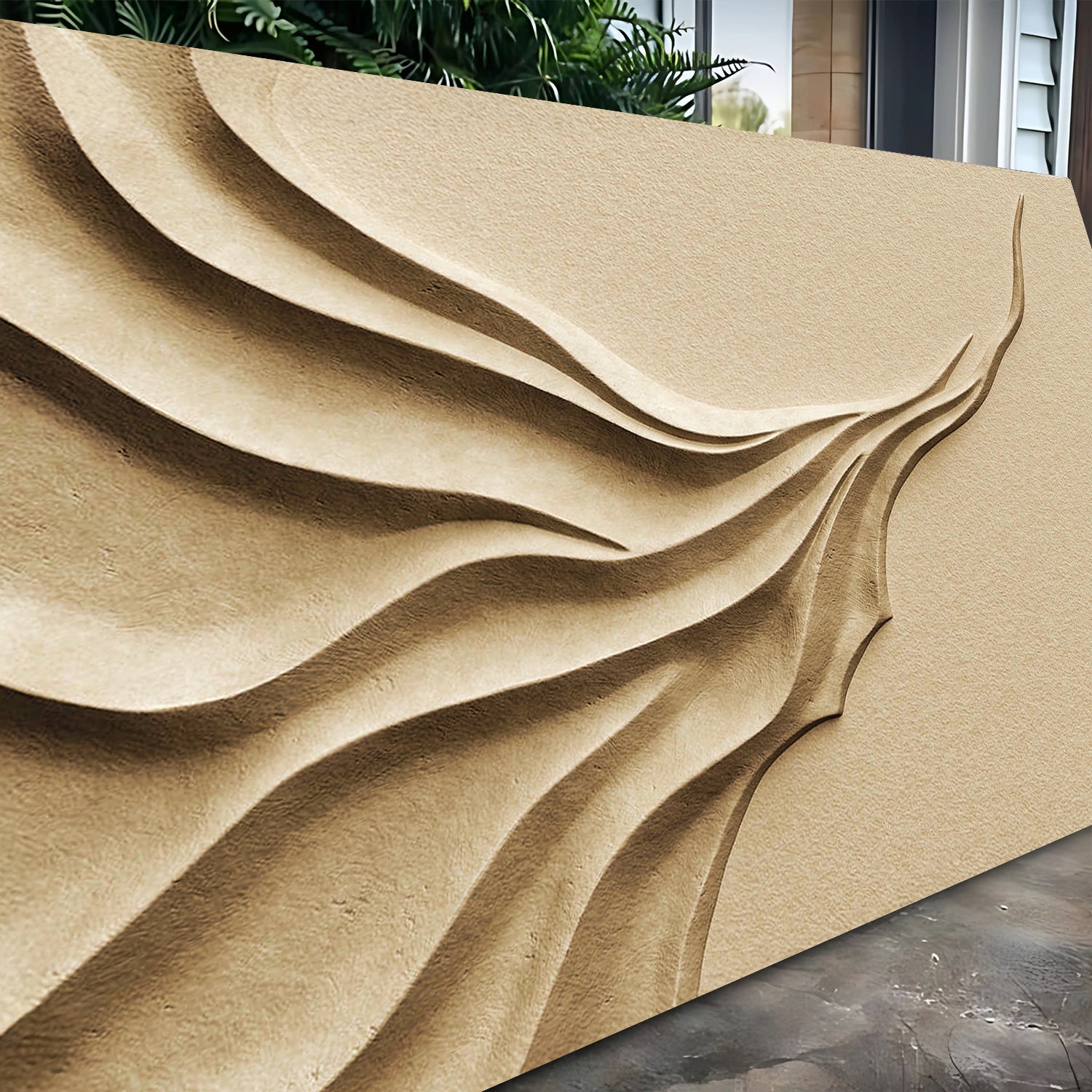 Quiet Drift – Wabi-Sabi Textured Abstract Wall Art