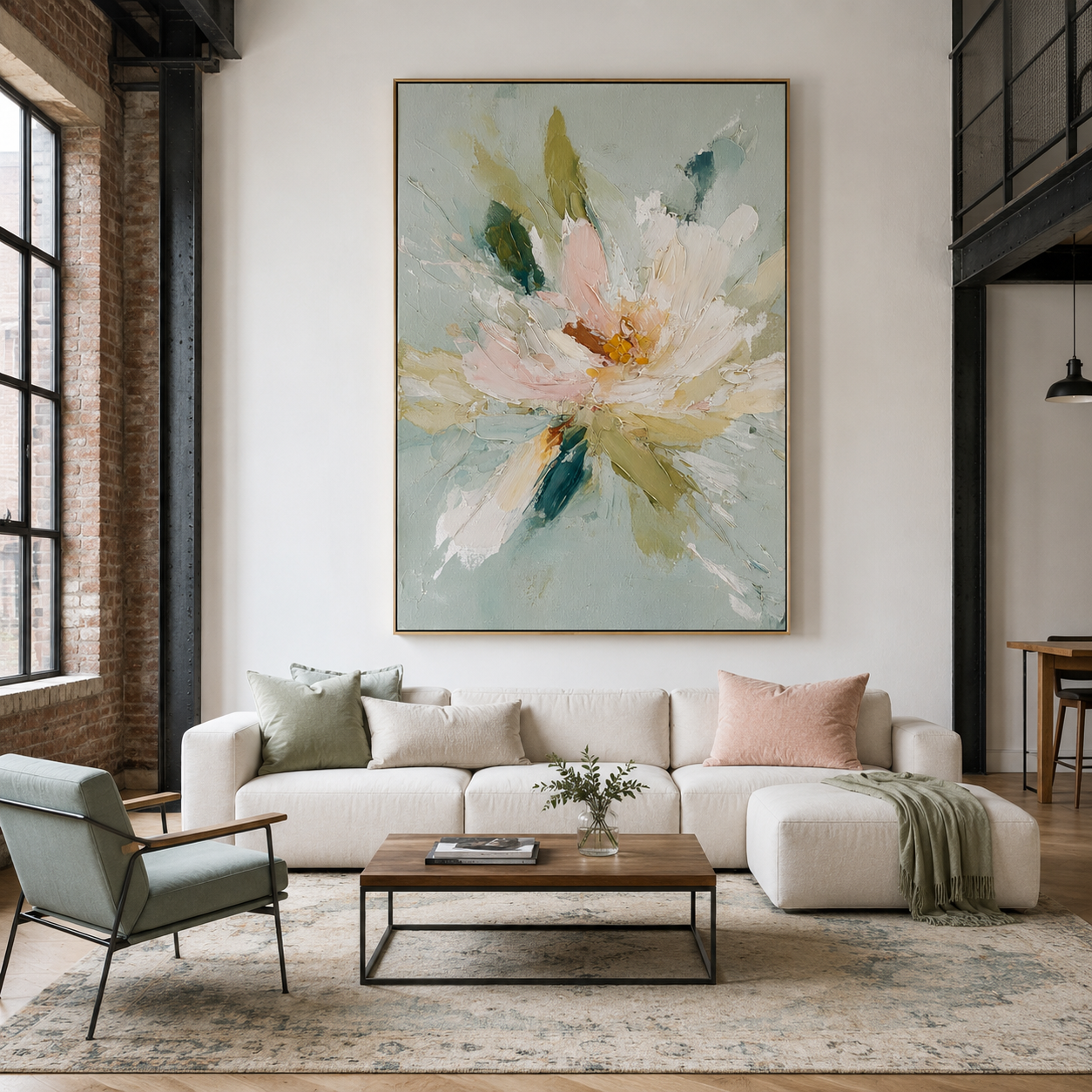 Abstract Floral Wall Art | Whispering Blossom