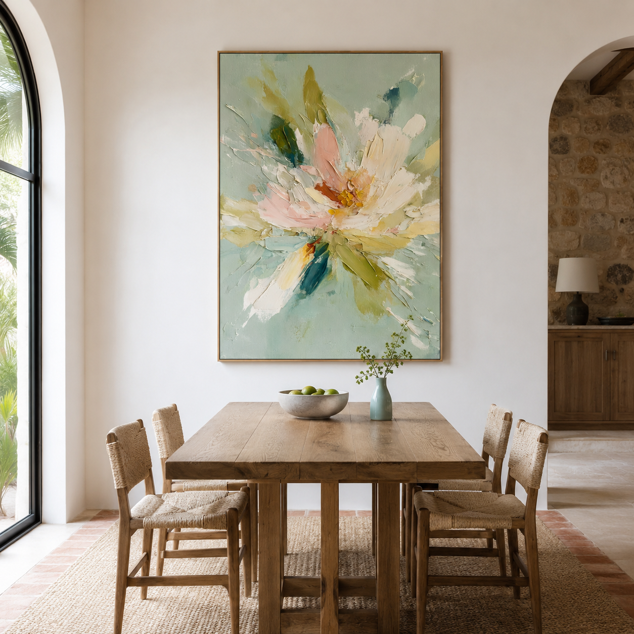 Abstract Floral Wall Art | Whispering Blossom