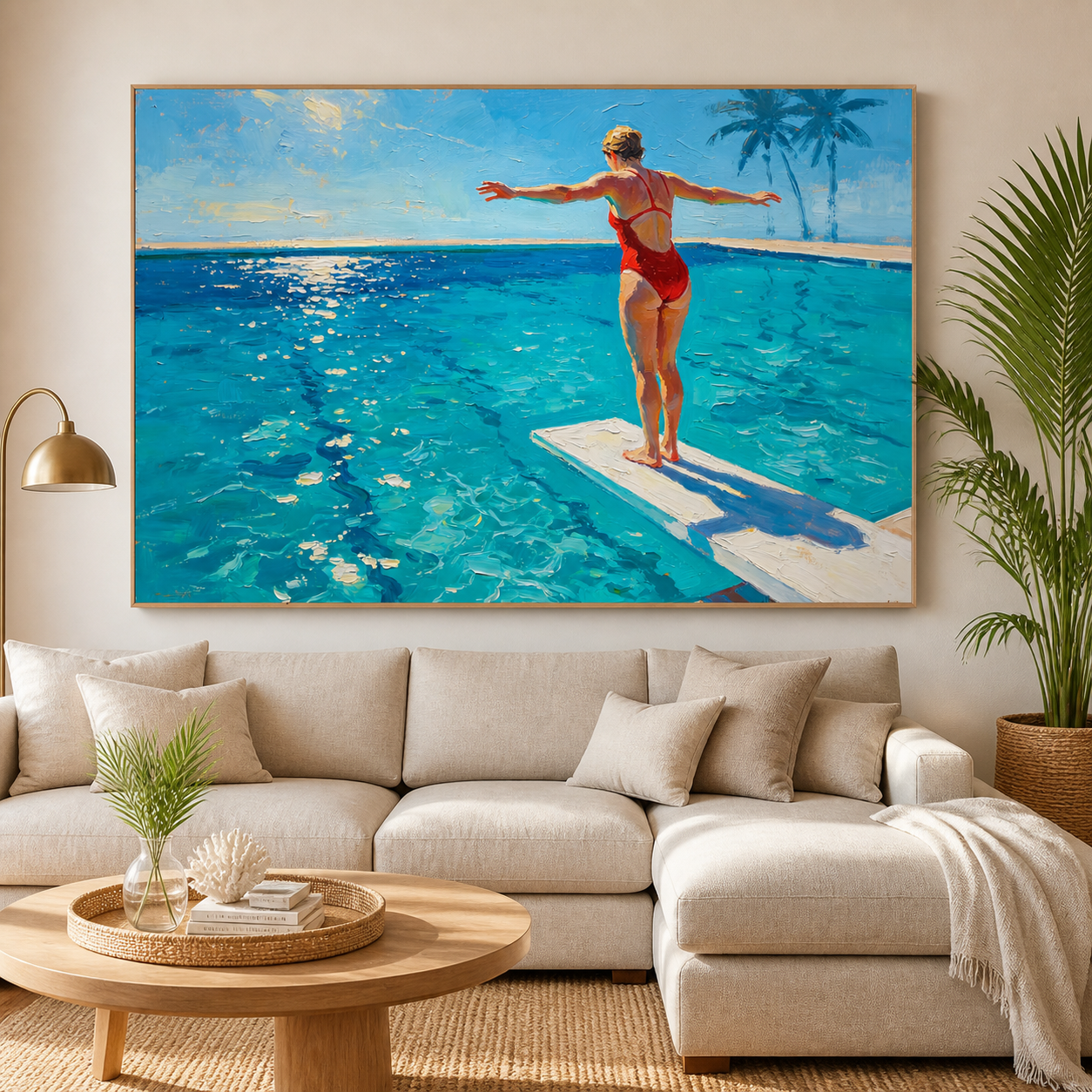 Swimming Pool Wall Art | Edge of Summer
