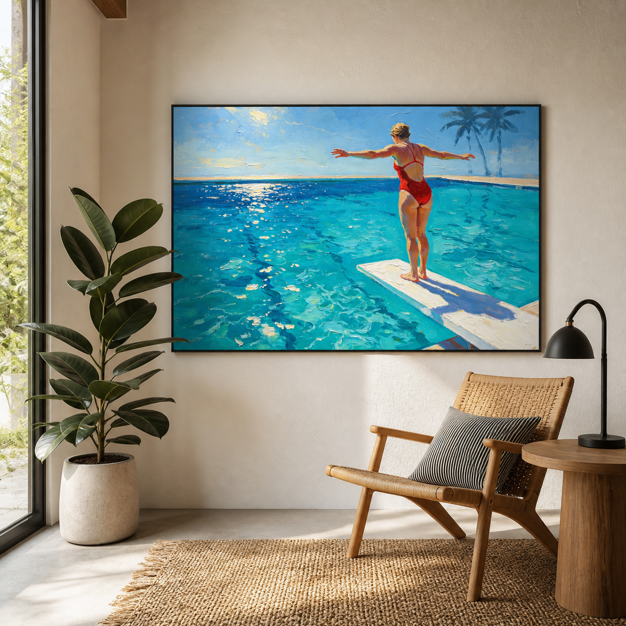 Swimming Pool Wall Art | Edge of Summer