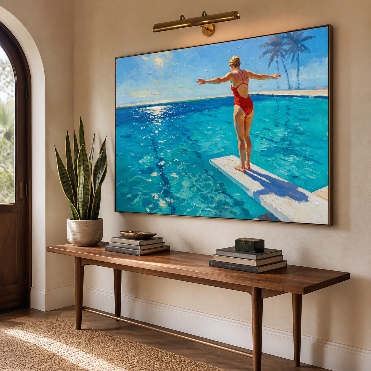 Swimming Pool Wall Art | Edge of Summer