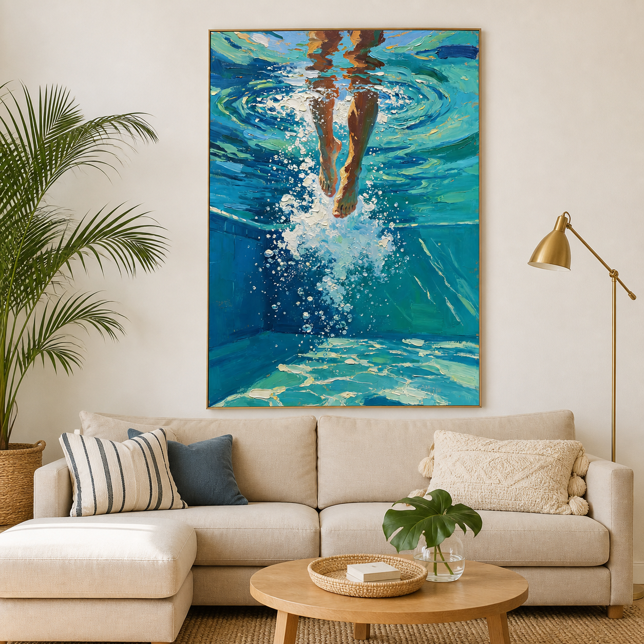 Swimming Pool Wall Art | The Dive
