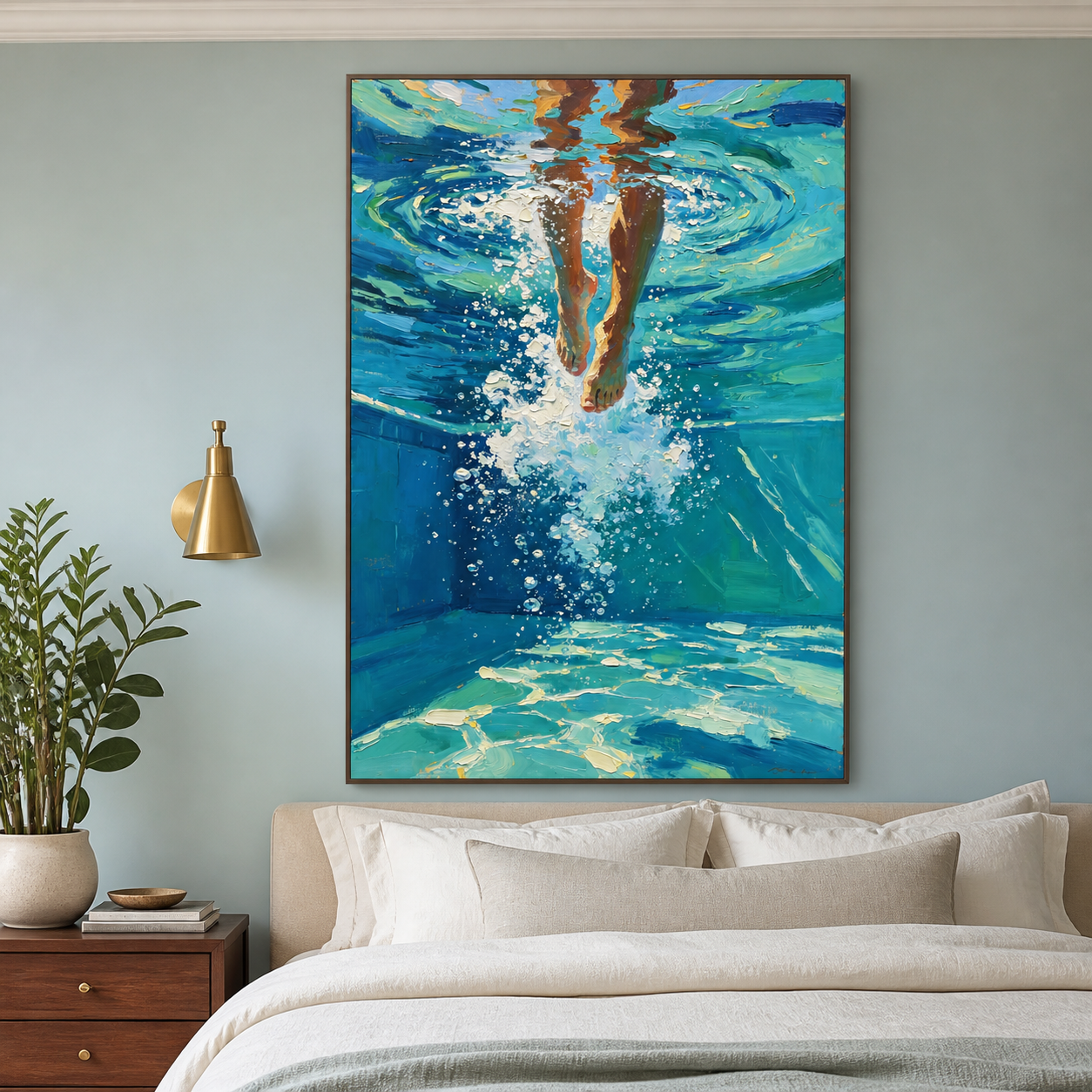 Swimming Pool Wall Art | The Dive