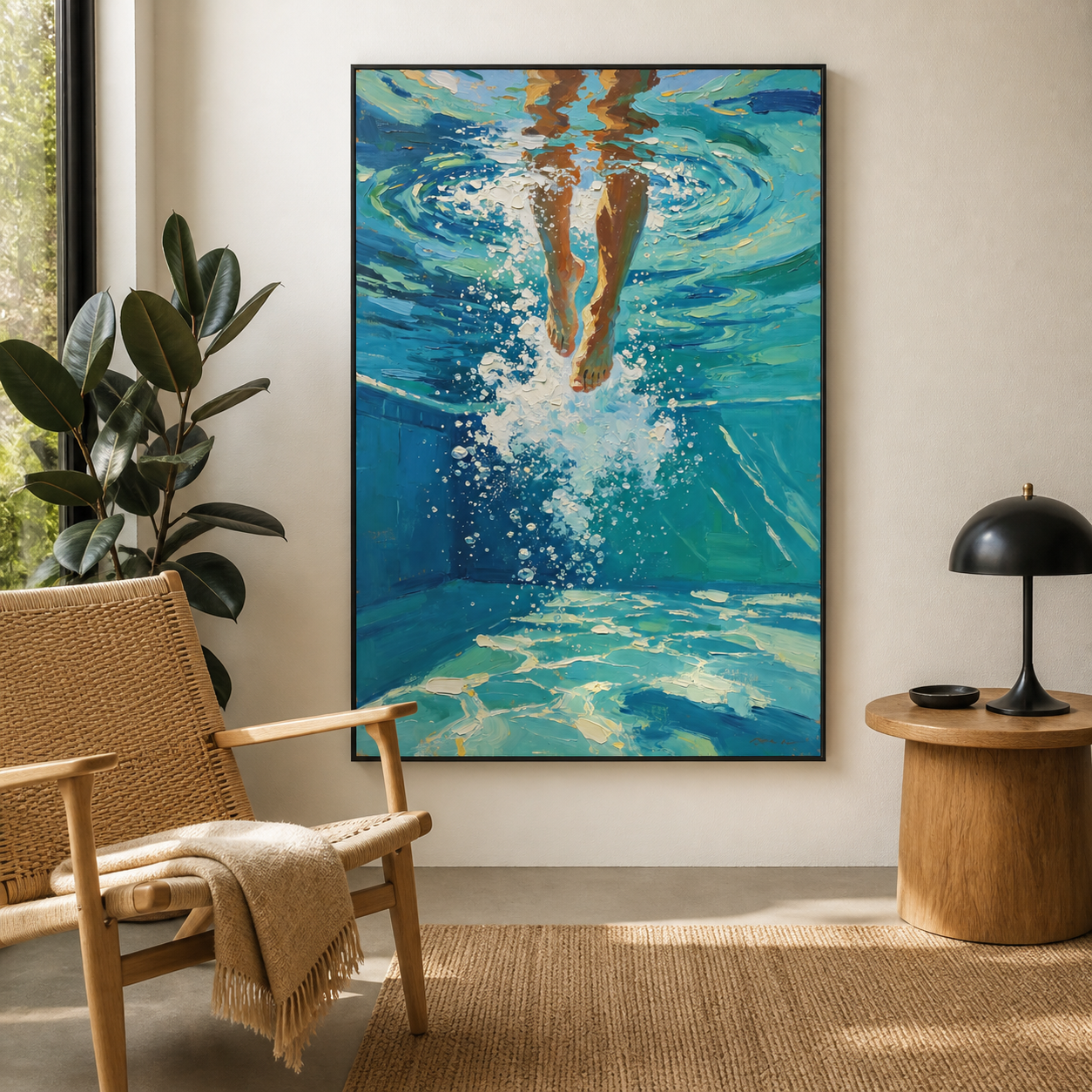 Swimming Pool Wall Art | The Dive