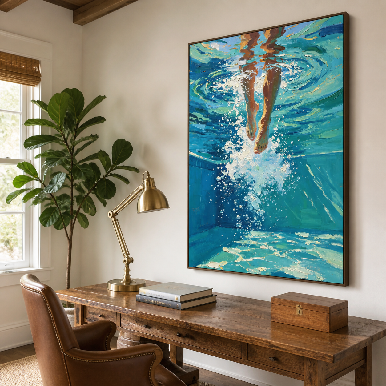 Swimming Pool Wall Art | The Dive