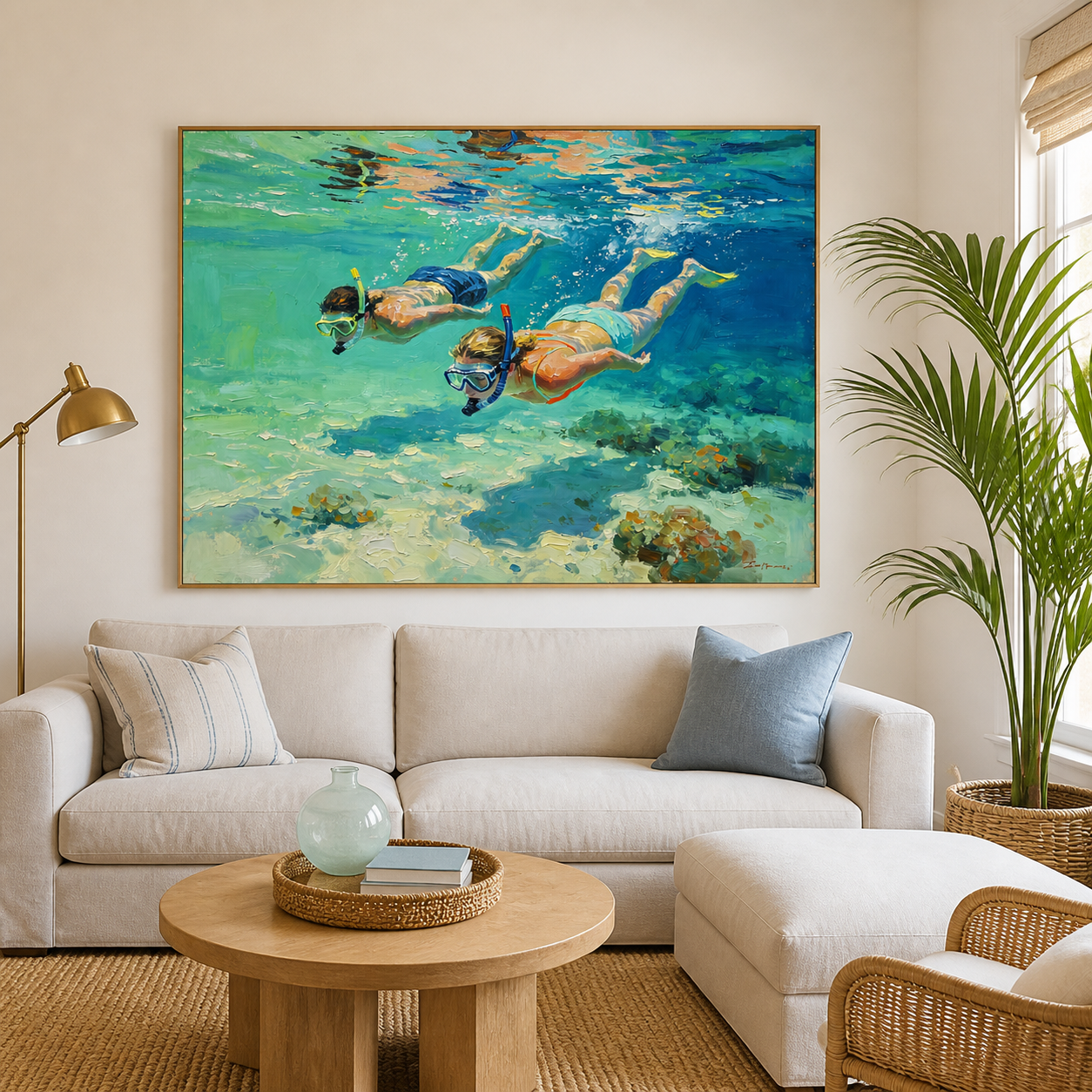 Snorkeling Wall Art | Beneath the Surface