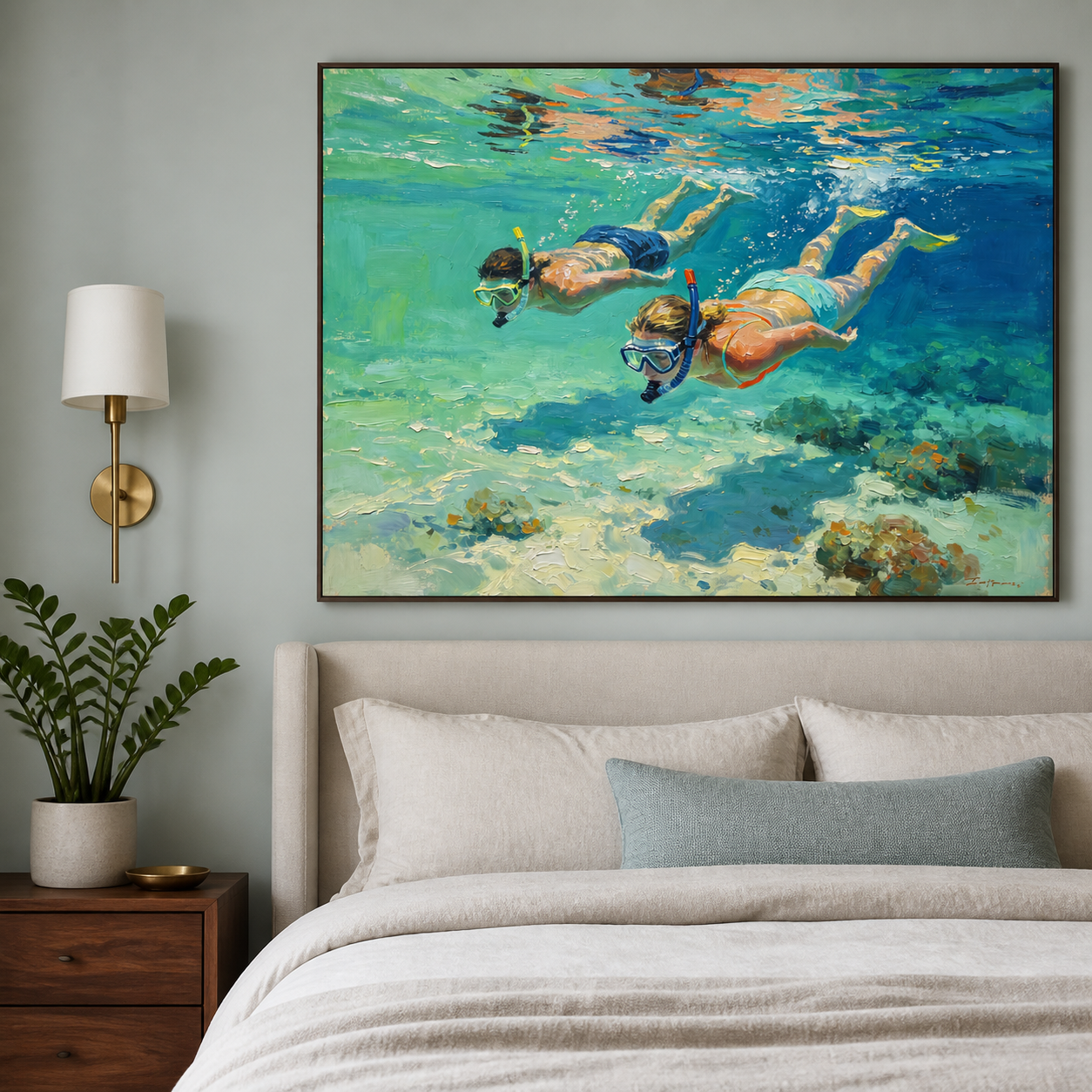 Snorkeling Wall Art | Beneath the Surface