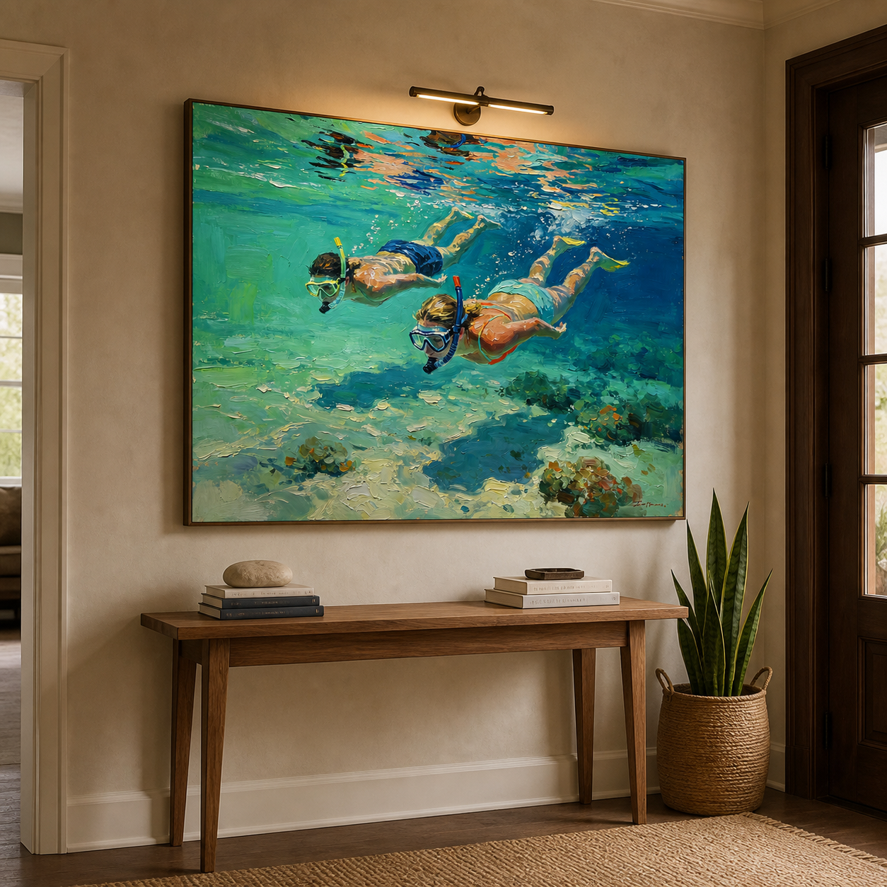 Snorkeling Wall Art | Beneath the Surface