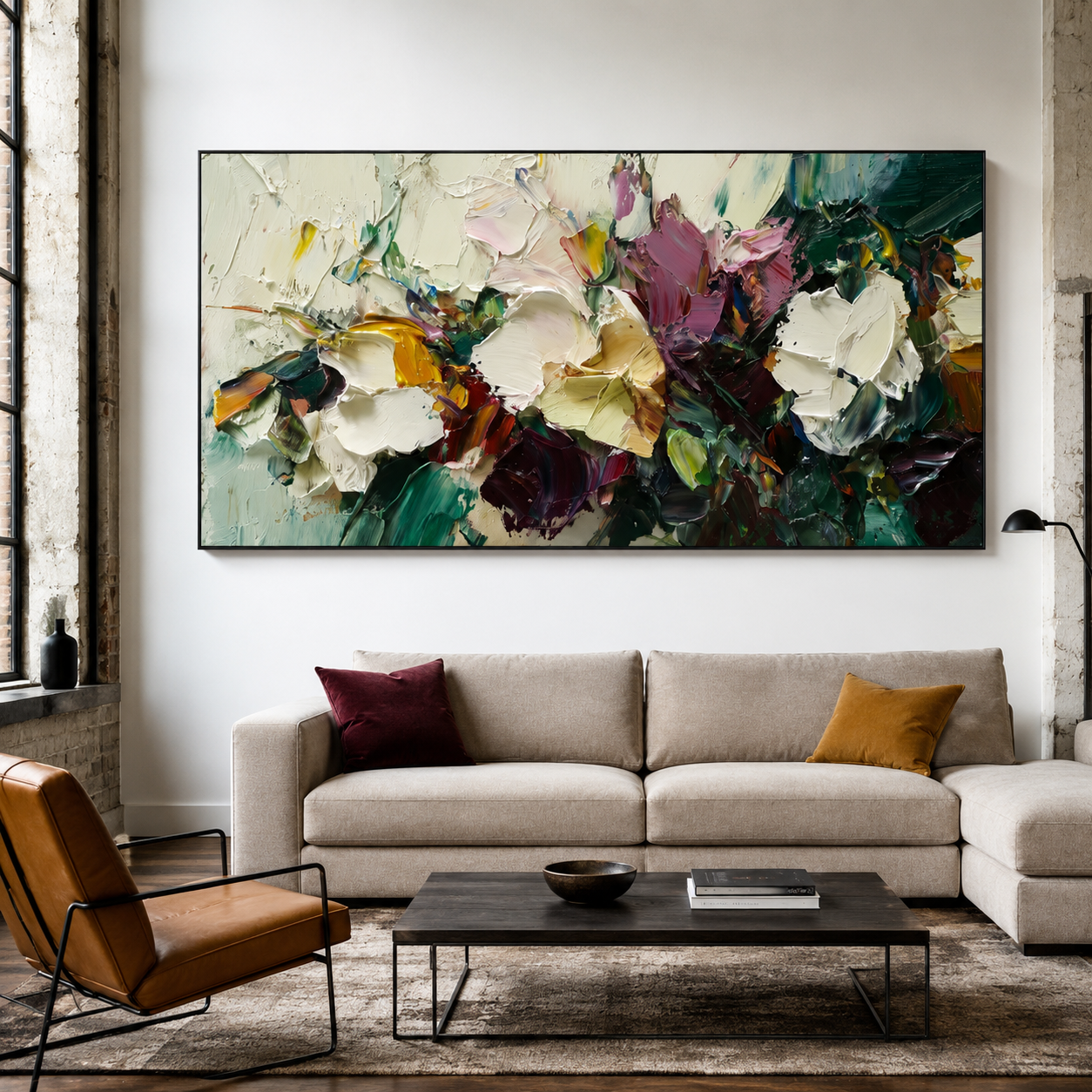 Abstract Floral Wall Art | The Garden of Hidden Light