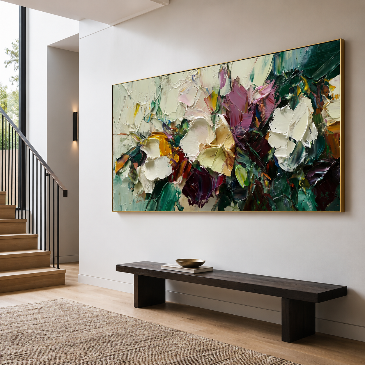 Abstract Floral Wall Art | The Garden of Hidden Light