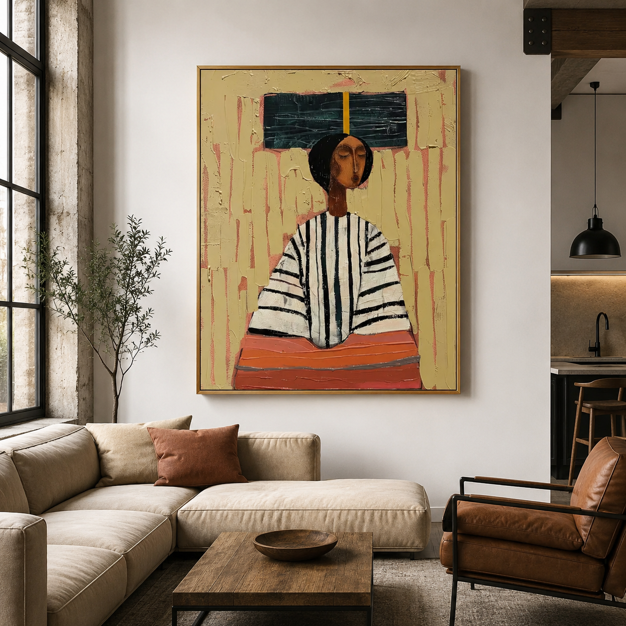 Abstract Woman Wall Art | The Quiet Geometry