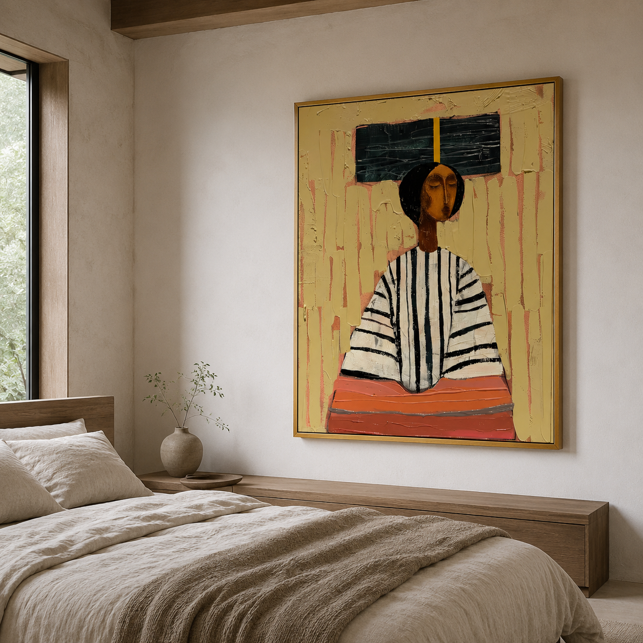 Abstract Woman Wall Art | The Quiet Geometry