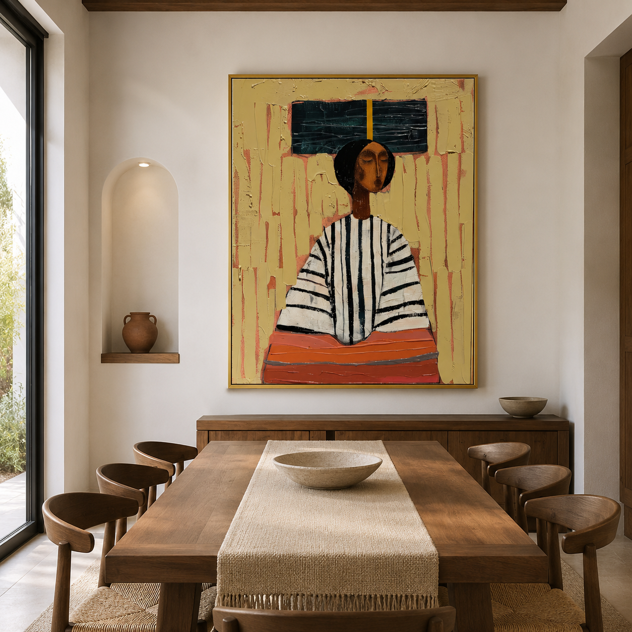 Abstract Woman Wall Art | The Quiet Geometry