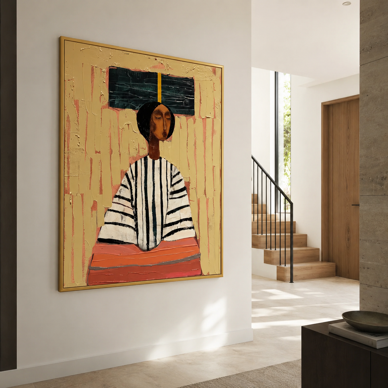 Abstract Woman Wall Art | The Quiet Geometry