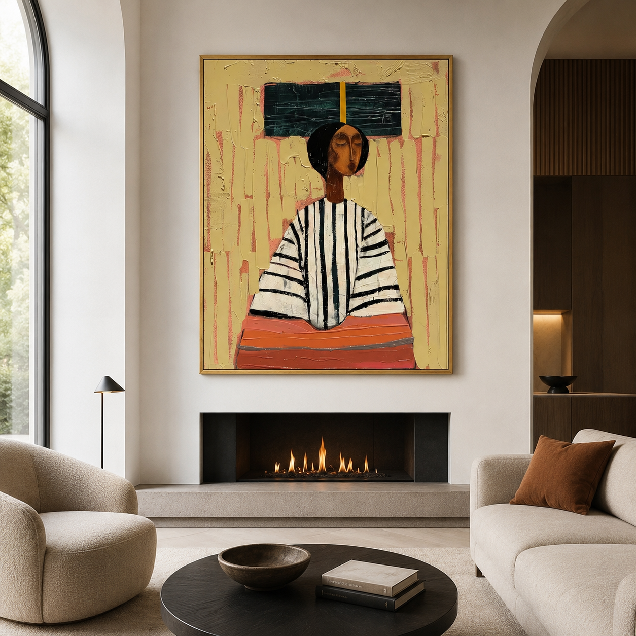 Abstract Woman Wall Art | The Quiet Geometry
