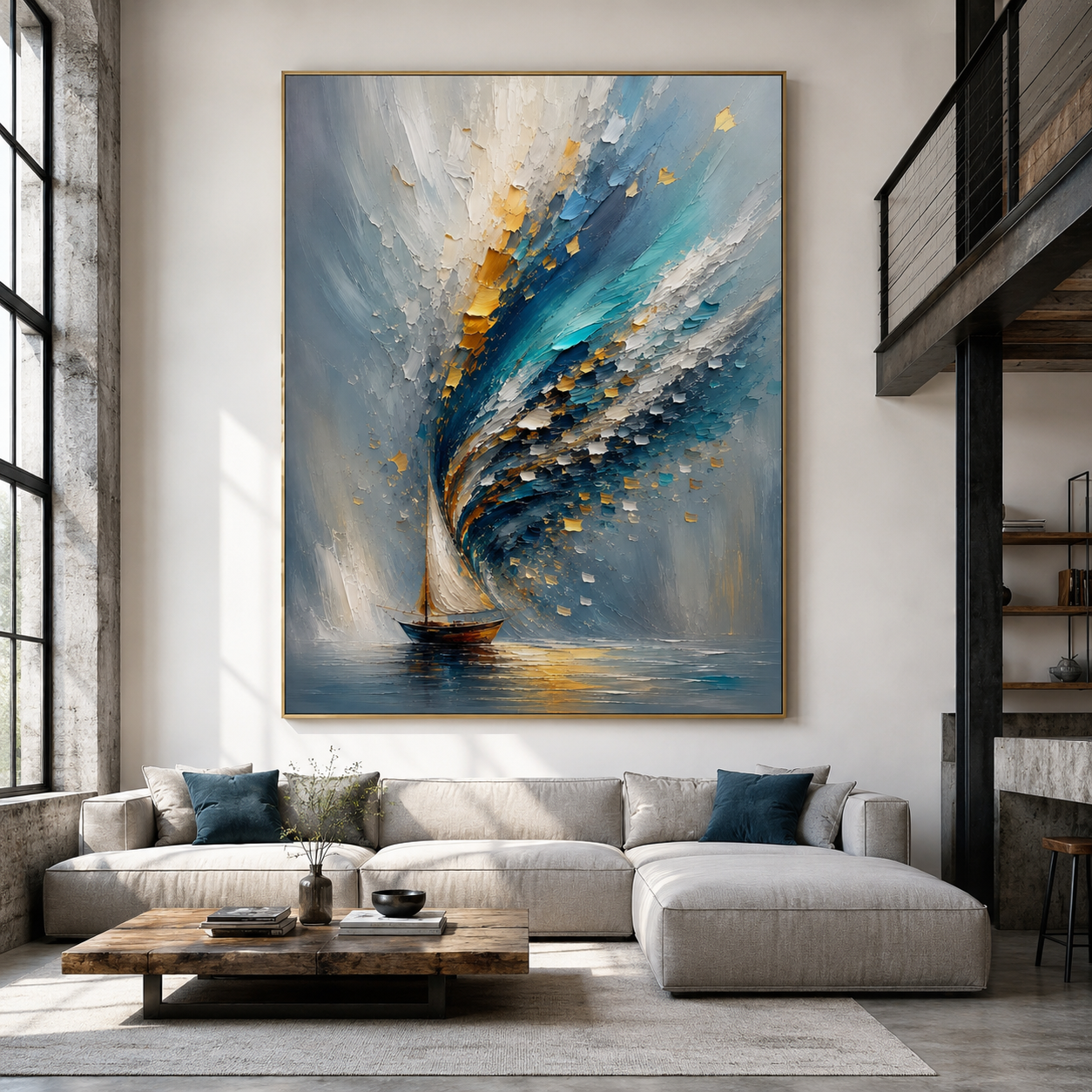 Ocean Abstract Wall Art | The Eternal Voyage