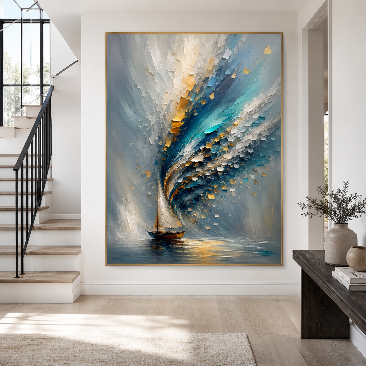 Ocean Abstract Wall Art | The Eternal Voyage
