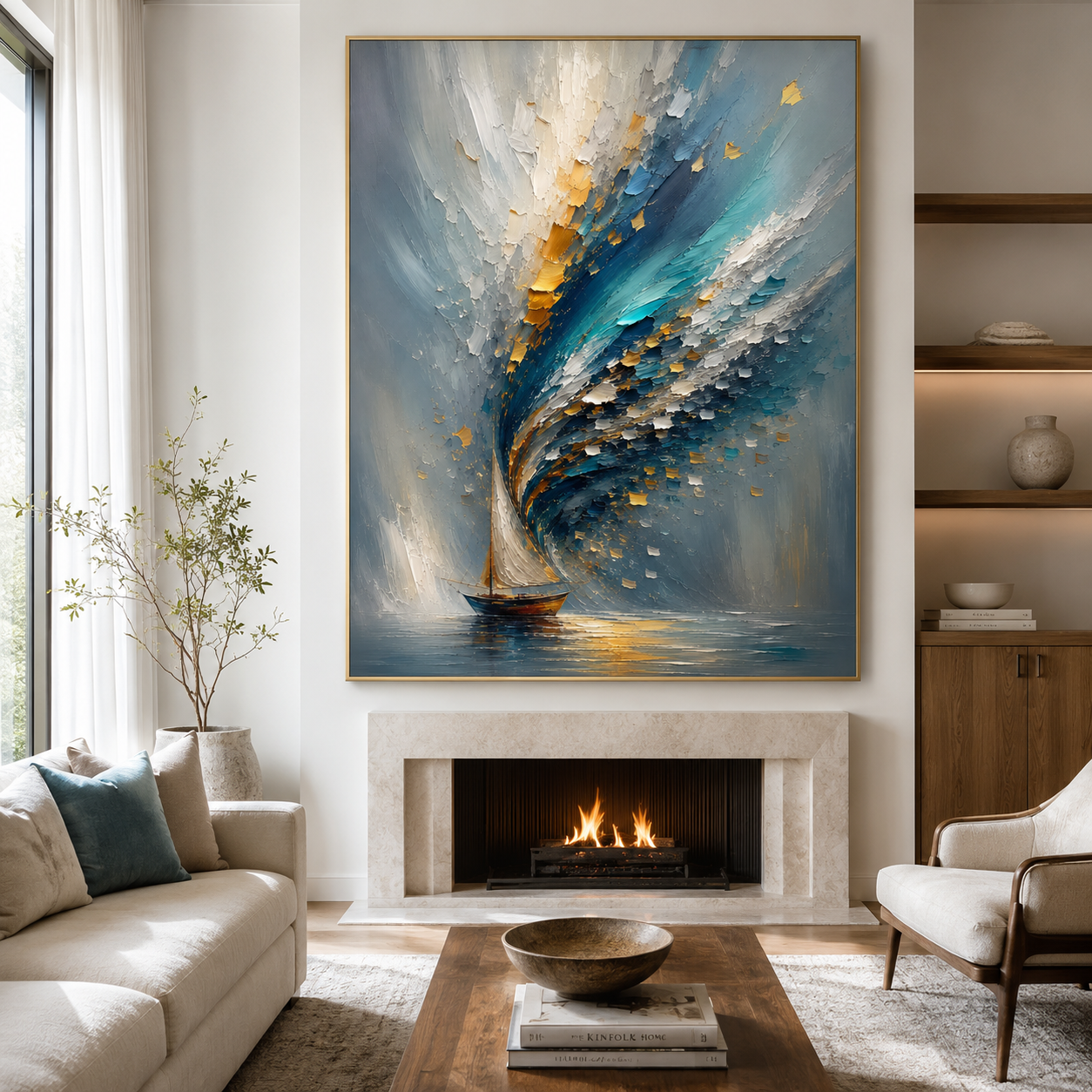 Ocean Abstract Wall Art | The Eternal Voyage