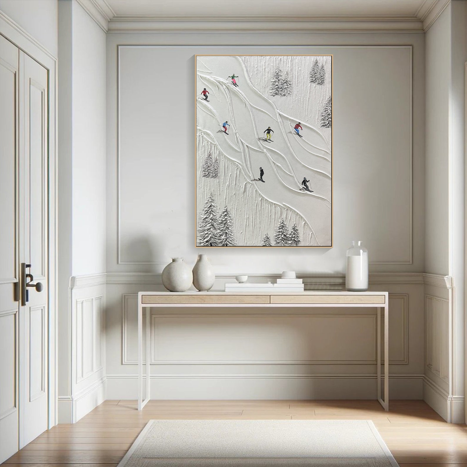 Skiing Painting #GW004