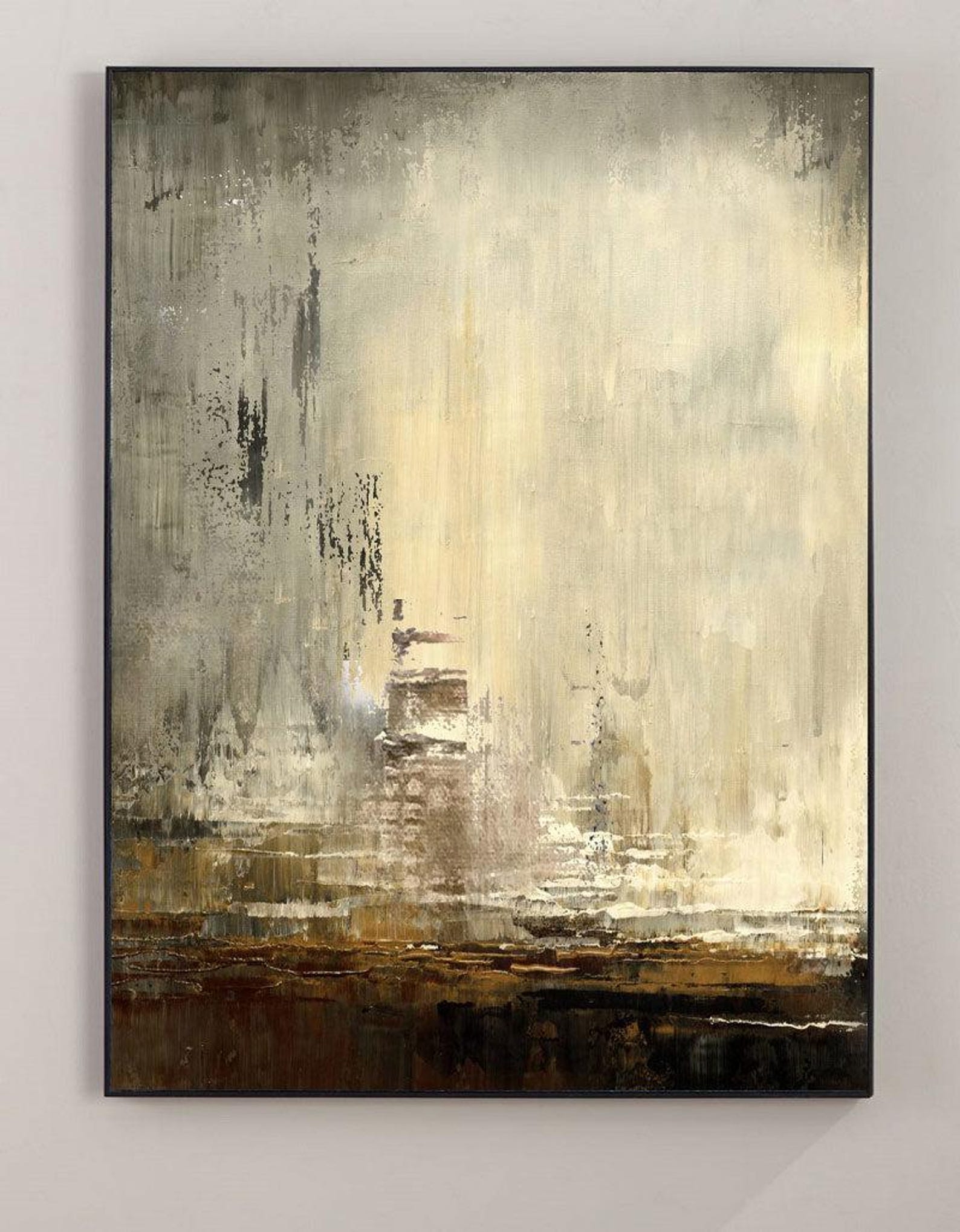 Beige Abstract Painting