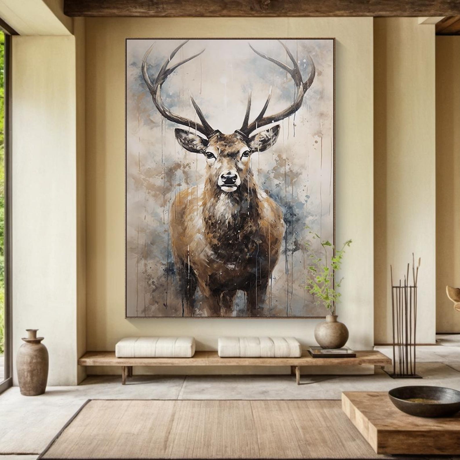 Deer Animal Painting
