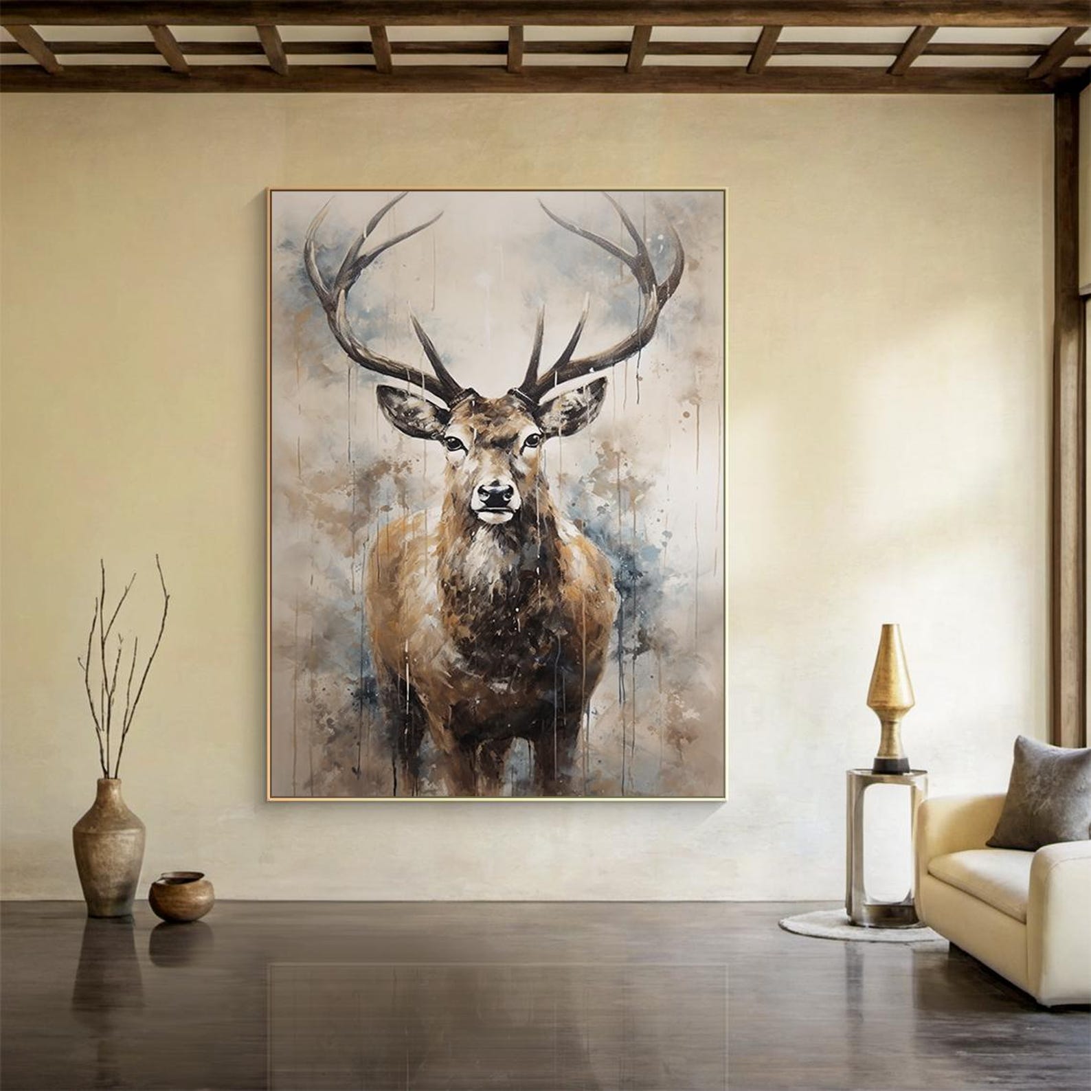 Deer Animal Painting