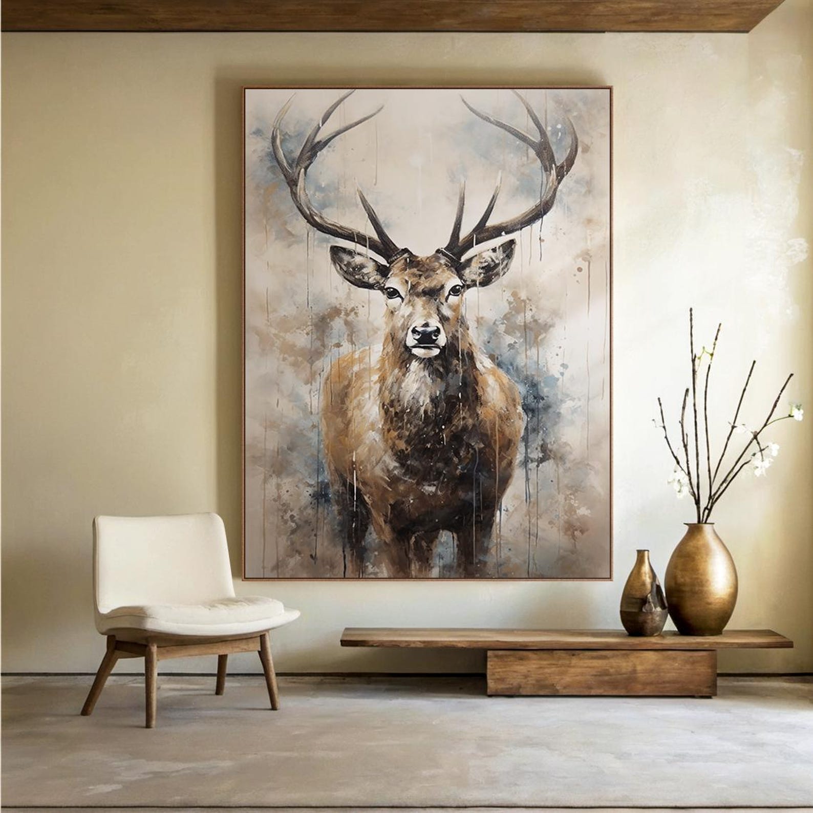 Deer Animal Painting