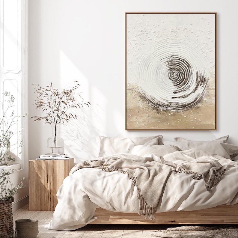 Traces Left Behind – Wabi-Sabi Textured Abstract Wall Art