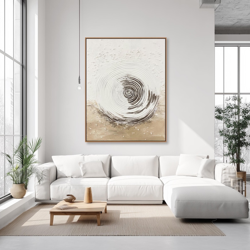 Traces Left Behind – Wabi-Sabi Textured Abstract Wall Art