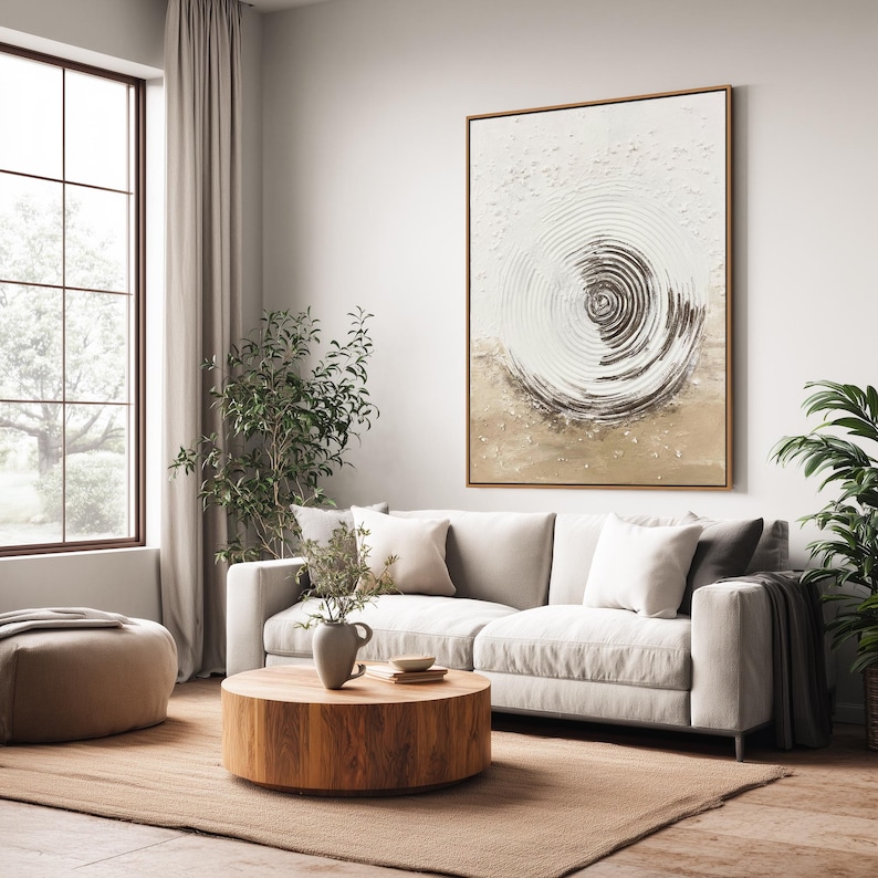 Traces Left Behind – Wabi-Sabi Textured Abstract Wall Art