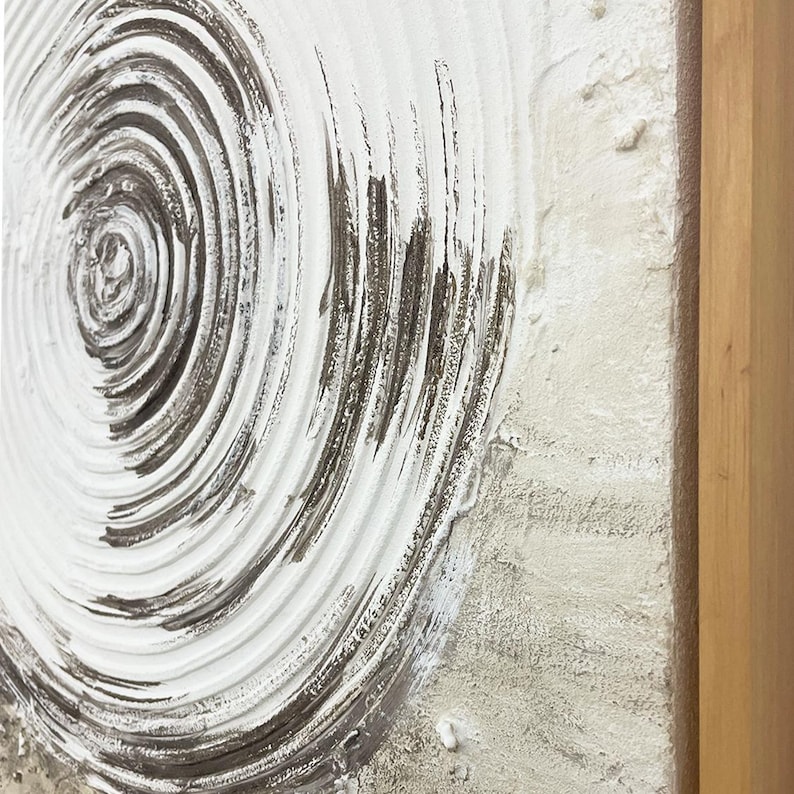 Traces Left Behind – Wabi-Sabi Textured Abstract Wall Art