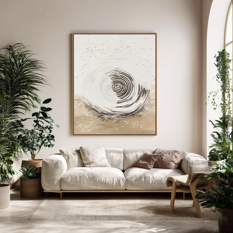 Traces Left Behind – Wabi-Sabi Textured Abstract Wall Art