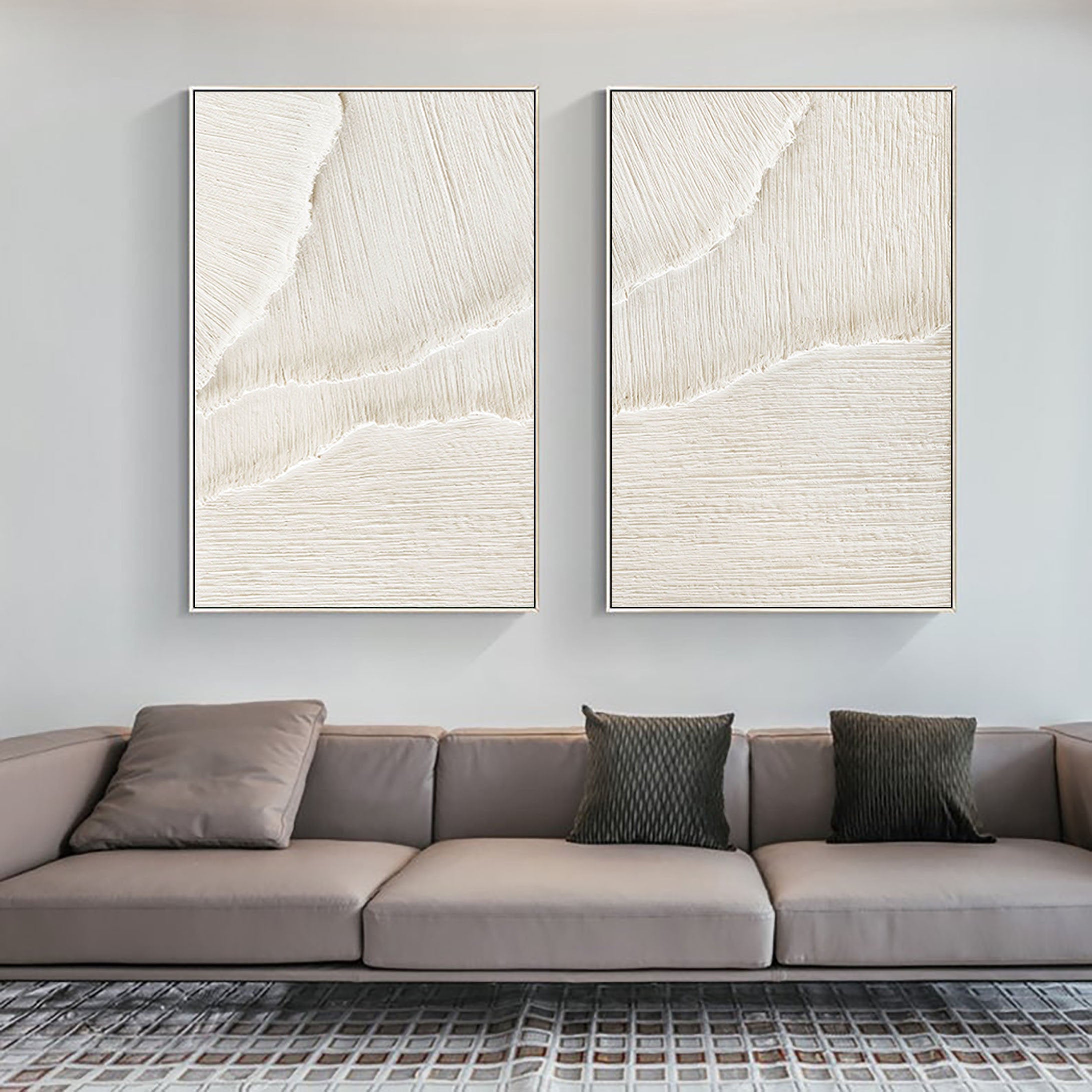 Set Of 2 Ocean & Sky Painting #GW011