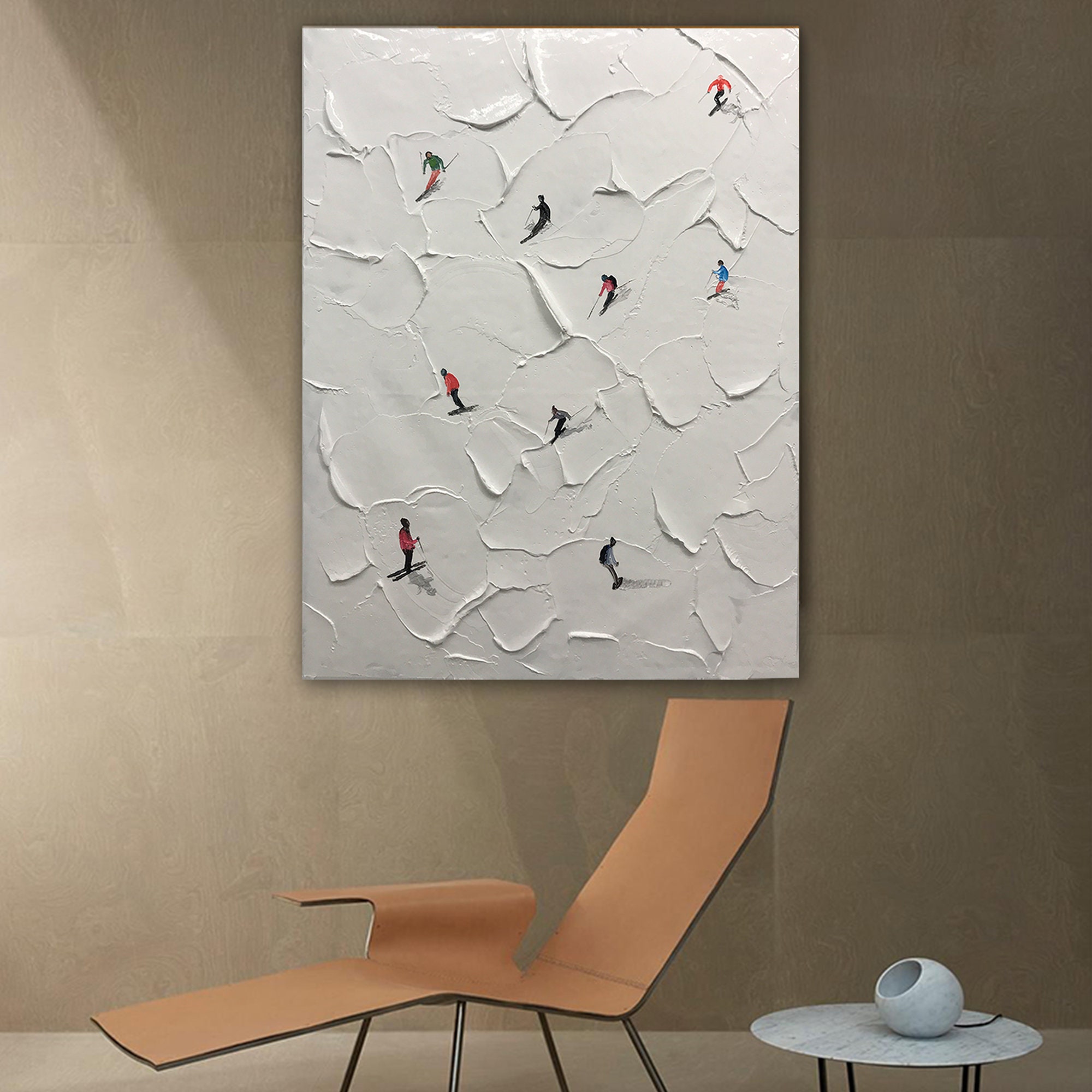 Skiing Painting #GW005