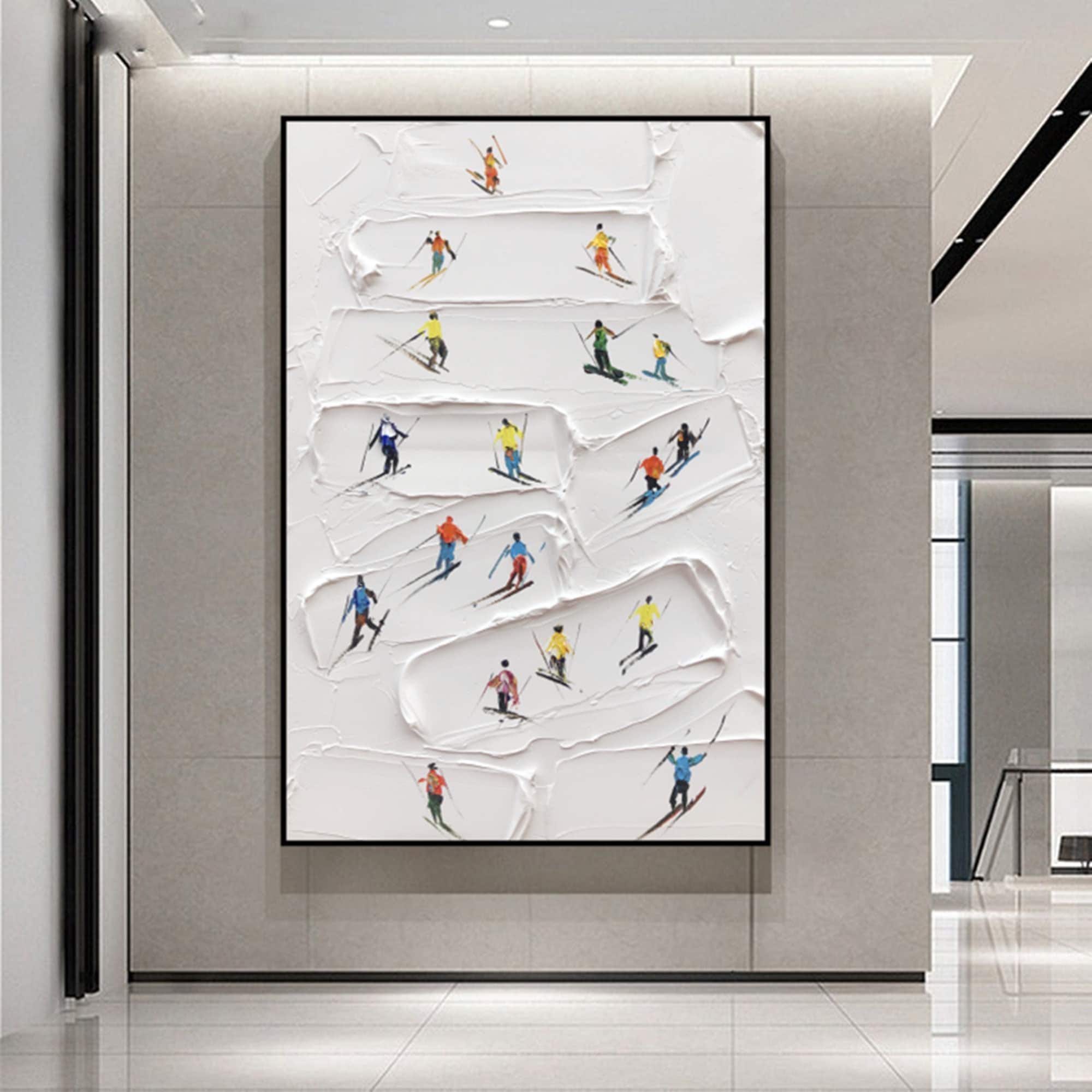 Skiing Painting #GW001