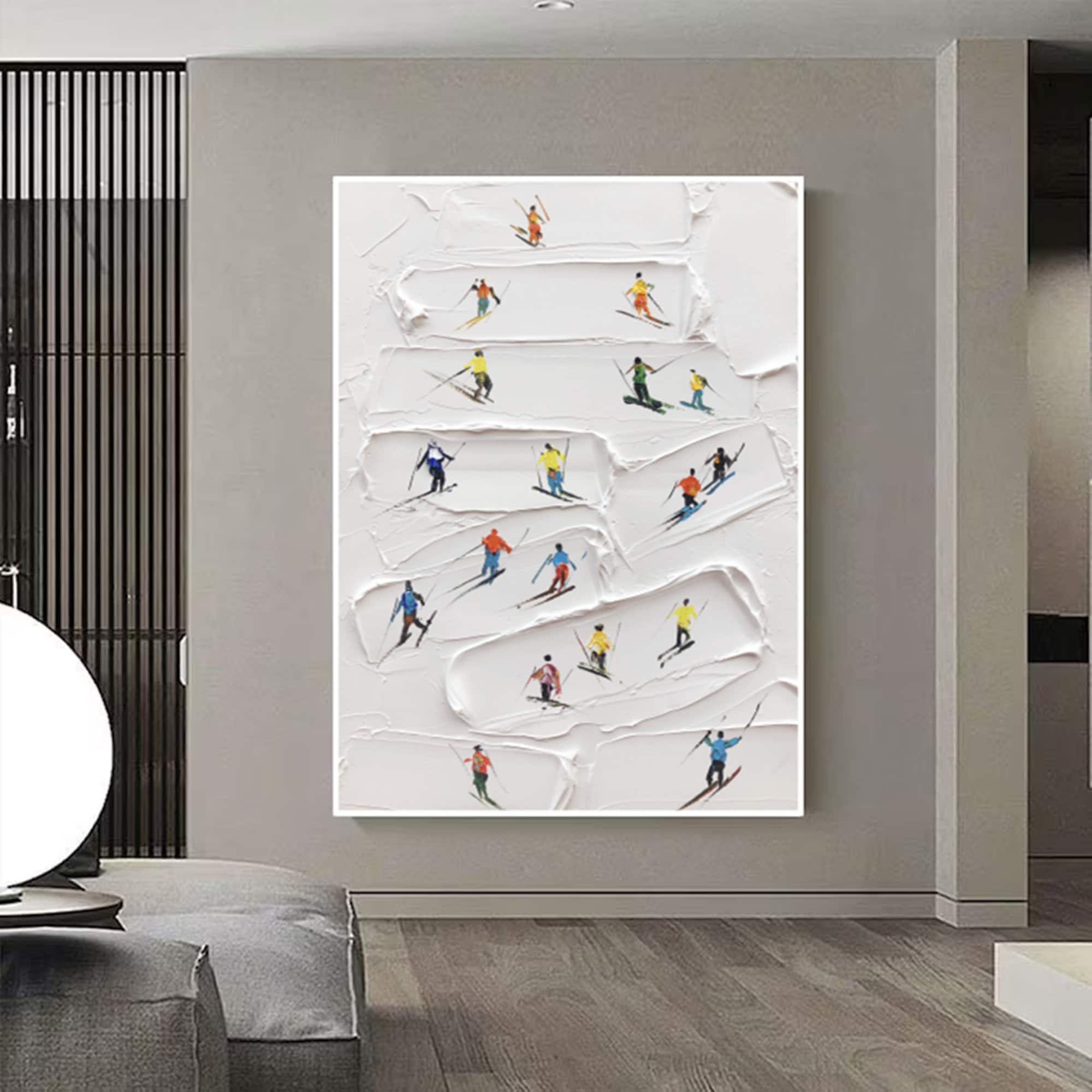 Skiing Painting #GW001