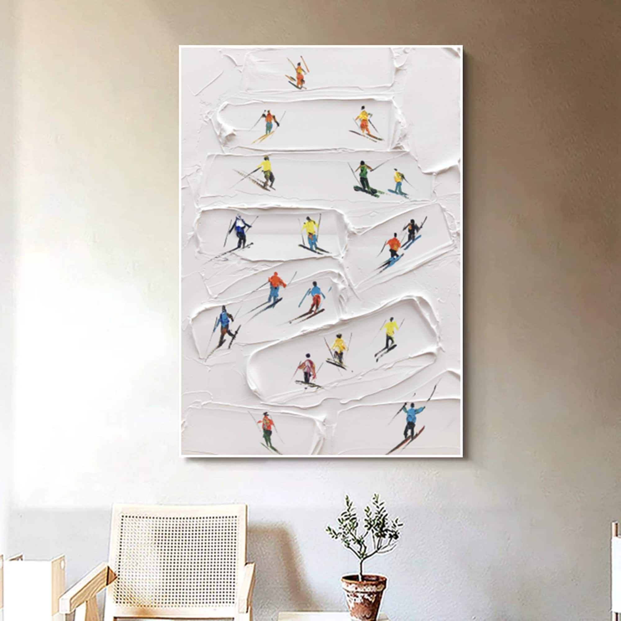 Skiing Painting #GW001