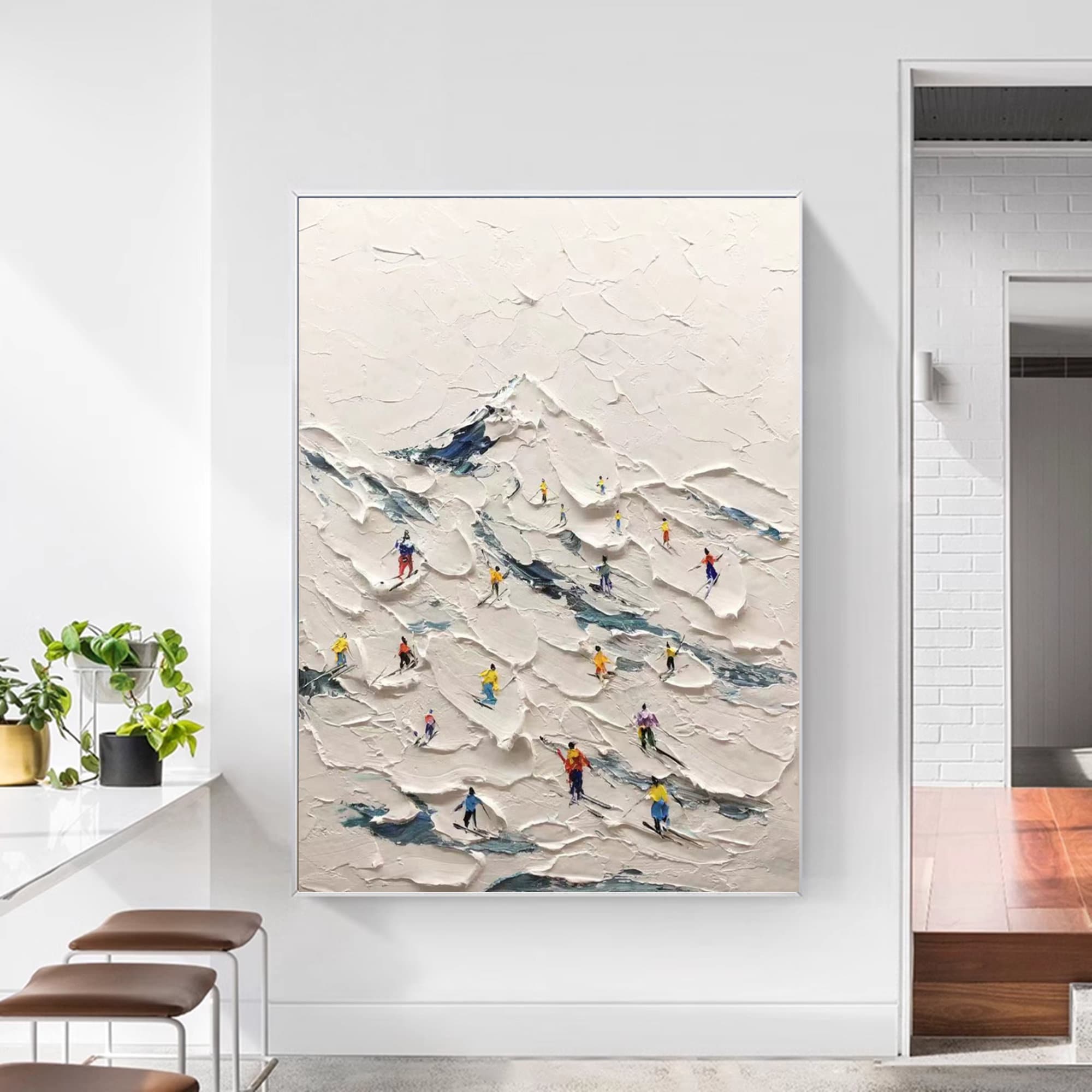 Skiing Painting #GW002